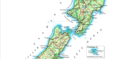 نقشه بزرگ نیوزیلند
