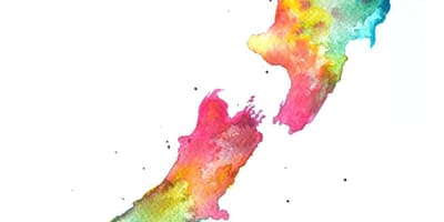 نقشه نیوزیلند هنر