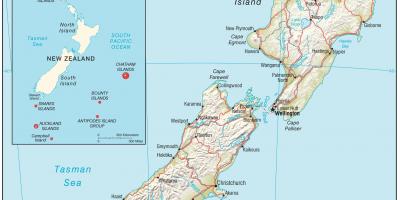 نیوزیلند نقشه hd